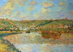  Claude Oscar Monet Late Afternoon in Vetheuil - Art Print