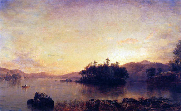  Daniel Huntington Late Afternoon on the Susquehanna - Art Print