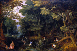  The Elder Jan Brueghel Latona and the Lycian Peasants - Art Print