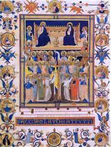  Master Dominican Effigies Laudario of the Compagnia di Sant'Agnese - Art Print