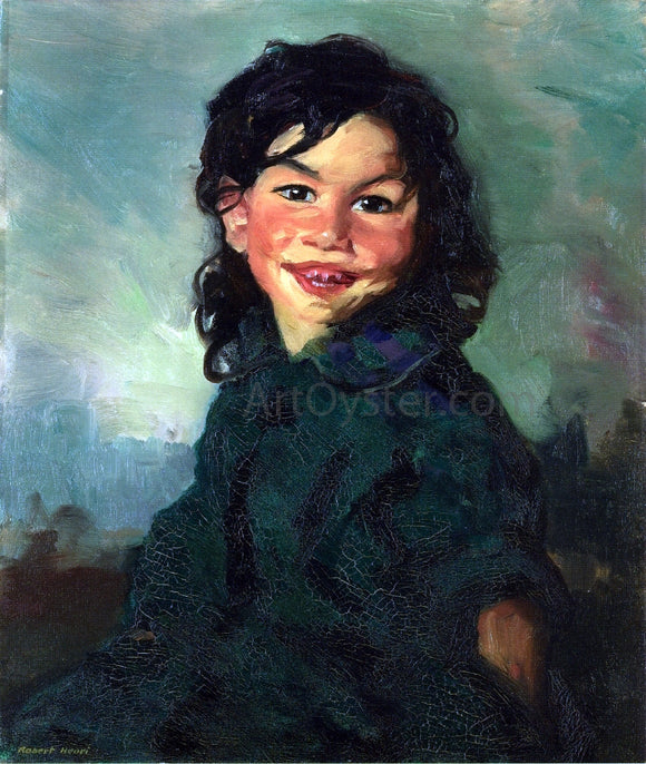  Robert Henri Laughing Gypsy Girl - Art Print