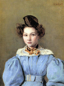  Jean-Baptiste-Camille Corot Laura Sennegon, Carot's Neice, Later Madame Baudot - Art Print