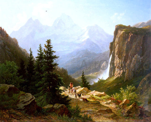  Joseph Zelger Lauterbrunnental - Art Print