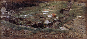  Antonio Munoz Degrain Lavandera, Alrededores de Valencia - Art Print