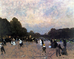  Luigi Loir L'Avenue du Boid de Bologne - Art Print