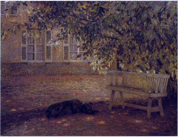  Henri Le Sidaner Le Banc - Art Print