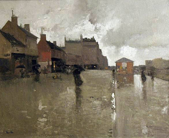  Luigi Loir Le Boulevard sous la Pluie - Art Print