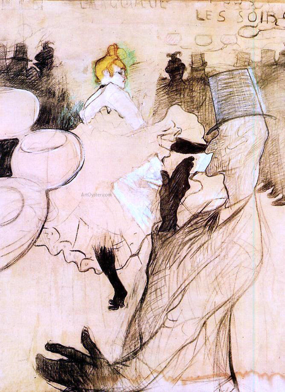  Henri De Toulouse-Lautrec Le Goulue and Valentin, the 'Boneless One' - Art Print