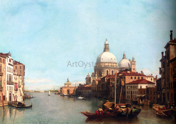  Francois Antoine Bossuet Le Grande Canal, Venise - Art Print