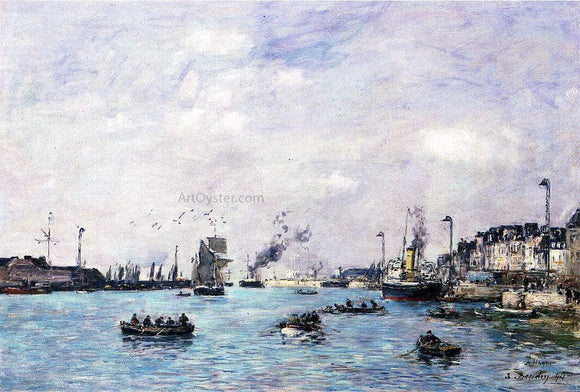  Eugene-Louis Boudin Le Havre, the Outer Harbor - Art Print