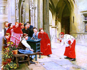 Paul Charles Chocarne-Moreau Le Jeu De La Grenouille - Art Print