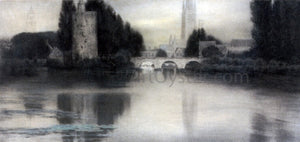  Fernand Khnopff Le Lac D'Amour, Bruges - Art Print