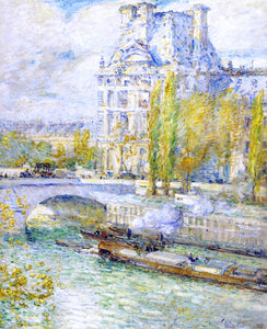  Frederick Childe Hassam Le Louvre et le Pont Royal - Art Print