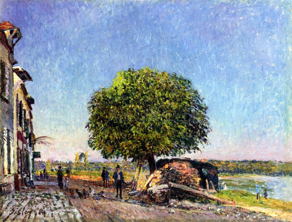  Alfred Sisley Le Marronier a Saint-Mammes - Art Print