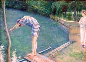  Gustave Caillebotte Le Nageur - Art Print