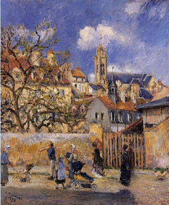  Camille Pissarro Le Parc aux Charrettes, Pontoise - Art Print
