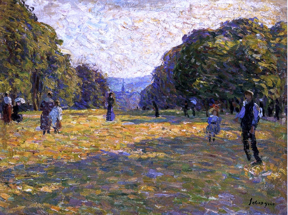  Henri Lebasque Le Parc Monceau - Art Print