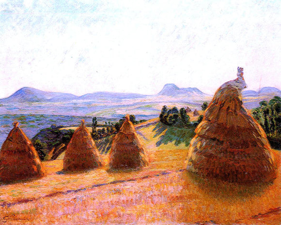  Armand Guillaumin Le Pleteau Bromant a Pontgibaud (also known as Puy de Dome) - Art Print