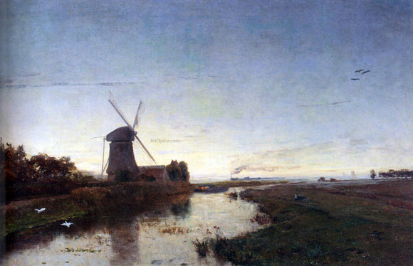  Paul Constantine Gabriel Le Point Du Jour, Vue Prise Dans Les Environs De Amsterdam (Hollande) - Art Print