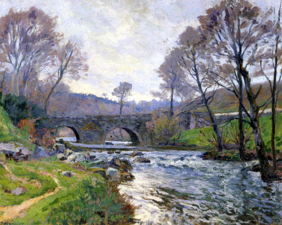  Paul Madeline Le Pont Charaud sur la Cedelle, Crozant - Art Print