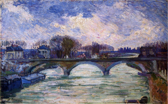  Henri Lebasque Le Pont sur le Marne - Art Print