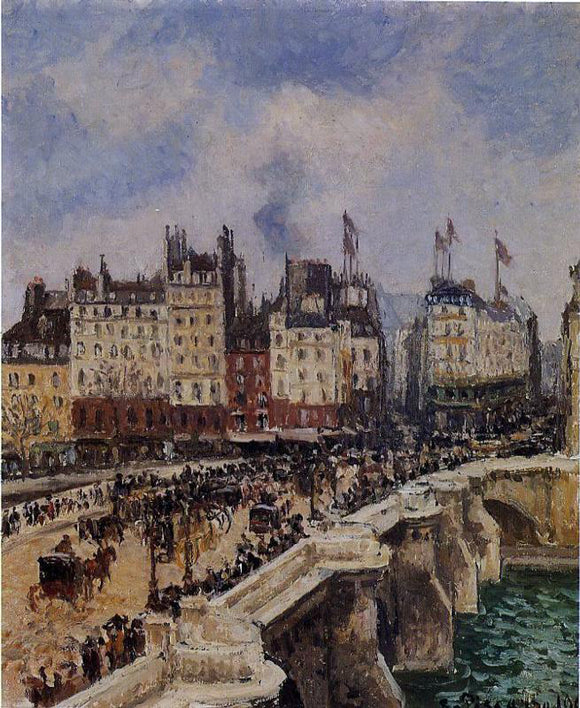  Camille Pissarro Le Pont-Neuf - Art Print