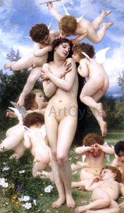  William Adolphe Bouguereau Le Printemps (also known as The Return of Spring) - Art Print