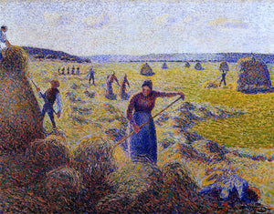  Camille Pissarro Le Recolte des Foins a Eragny - Art Print