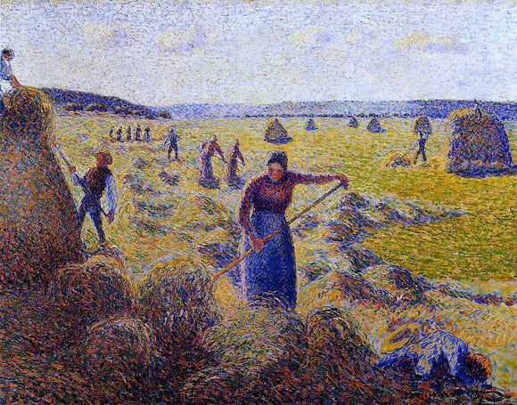 Camille Pissarro Le Recolte des Foins a Eragny - Art Print