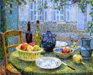  Henri Le Sidaner Le Table de Pierre, Gerberoy - Art Print