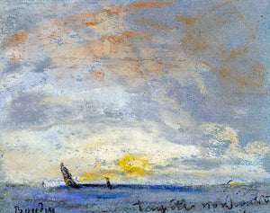  Eugene-Louis Boudin Le Treport - Art Print