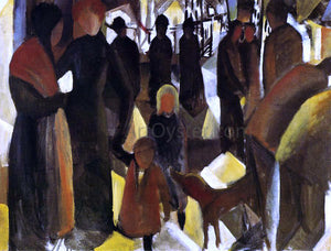  August Macke Leave-taking - Art Print