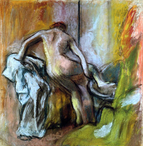  Edgar Degas Leaving the Bath - Art Print