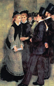  Pierre Auguste Renoir Leaving the Conservatoire - Art Print