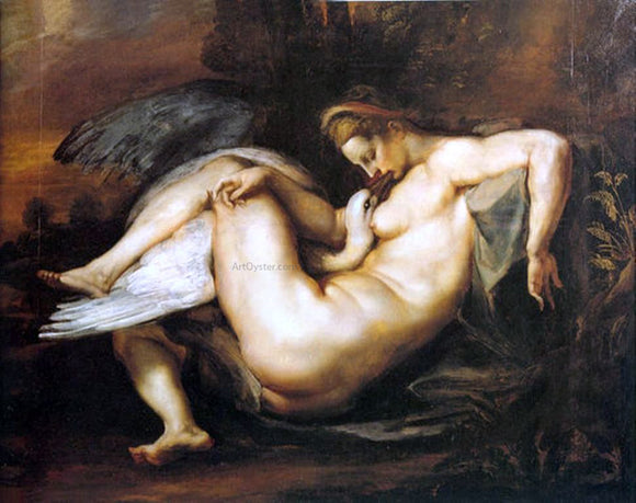  Peter Paul Rubens Leda and Swan - Art Print