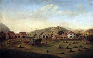  Francis Alexander Leete Farm, West Claremont, New Hampshire - Art Print