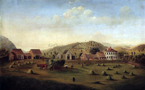  Francis Alexander Leete Farm, West Claremont, New Hampshire - Art Print