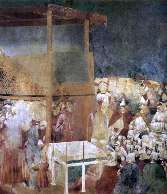  Giotto Di Bondone Legend of St Francis: 24. Canonization of St Francis (Upper Church, San Francesco, Assisi) - Art Print