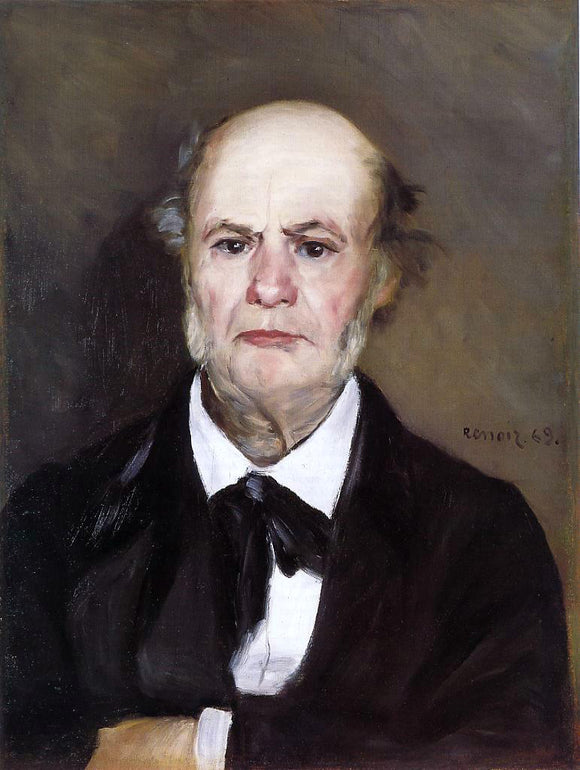  Pierre Auguste Renoir Leonard Renoir, the Artist's Father - Art Print