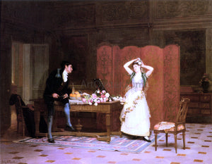  Jehan-Georges Vibert Les Apprets - Art Print