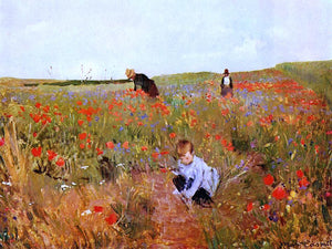  Mary Cassatt Les Coquelicots (also known as Red Poppies) - Art Print