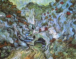  Vincent Van Gogh Les Peiroulets Ravine - Art Print