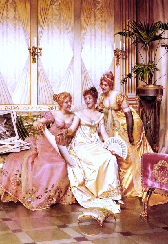  Frederic Soulacroix Les Trois Connaisseuses - Art Print