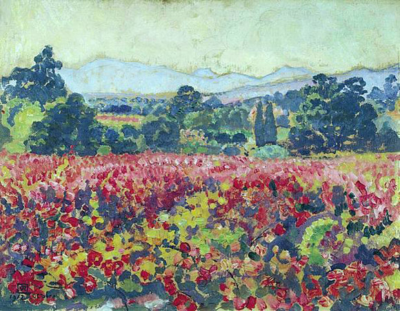  Theo Van Rysselberghe Les vignes a Saint-Clair - Art Print