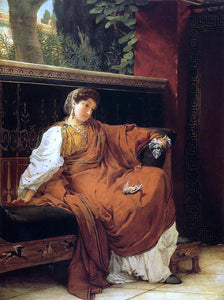  Sir Lawrence Alma-Tadema Lesbia Weeping over a Sparrow - Art Print