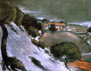  Paul Cezanne L'Estaque under Snow - Art Print