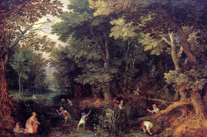  The Elder Jan Bruegel Leto and the Lycean Peasants - Art Print