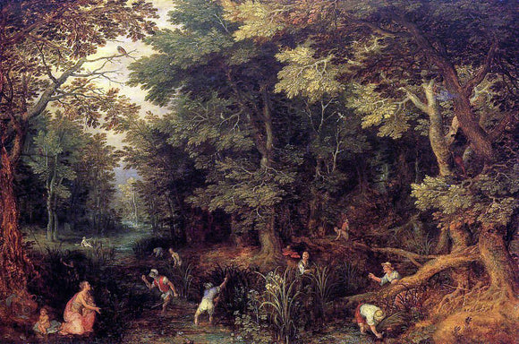  The Elder Jan Bruegel Leto and the Lycean Peasants - Art Print