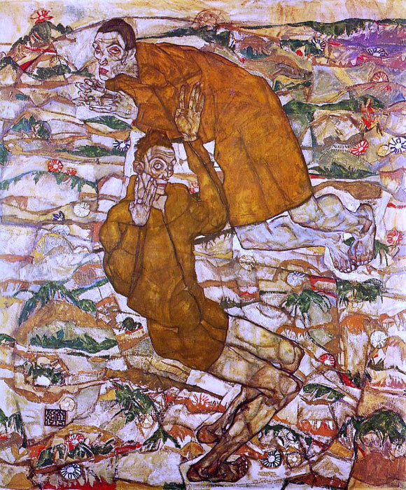  Egon Schiele Levitation - Art Print