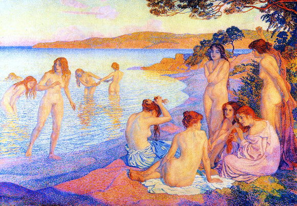  Theo Van Rysselberghe L'Heure Embrasee - Art Print